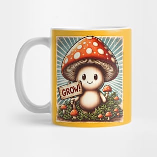 Mushroom to Grow2 - Nature-Inspired T-Shirt Design Mug